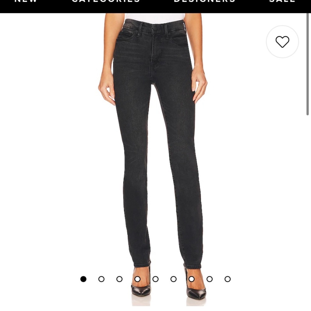 Good American Good Classic Black Jeans
